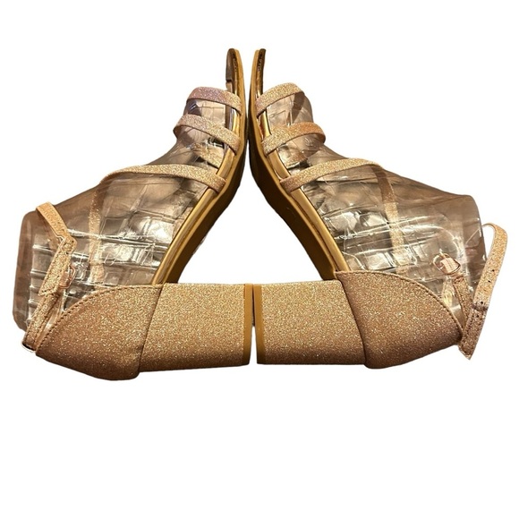 Journee Collection Bella  Rose Gold Sandal size 7 - Picture 9 of 11